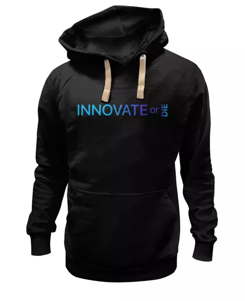 Заказать женскую толстовку в Москве. Женская толстовка Innovate or die от Startech.vc  - готовые дизайны и нанесение принтов.
