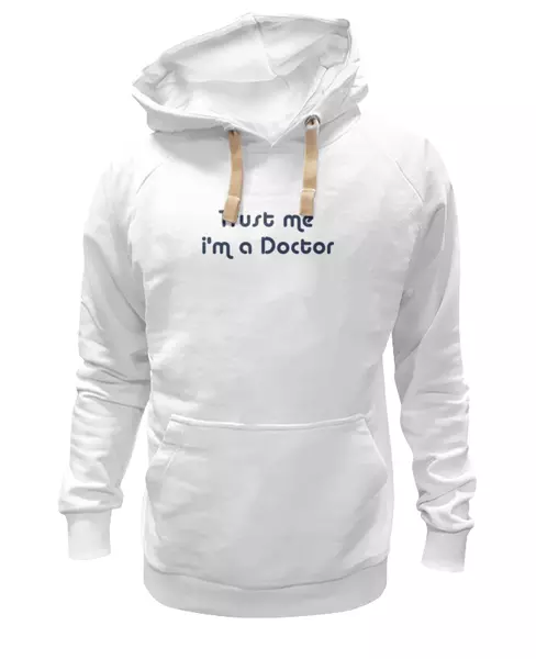 Заказать женскую толстовку в Москве. Женская толстовка Trust me i'm a doctor (Doctor Who) от coolmag - готовые дизайны и нанесение принтов.