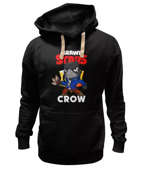 Заказать женскую толстовку в Москве. Женская толстовка BRAWL STARS CROW от geekbox - готовые дизайны и нанесение принтов.