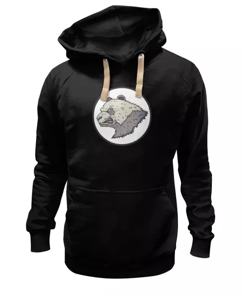 Заказать женскую толстовку в Москве. Женская толстовка Angry PANDA / Злая Панда от crash - готовые дизайны и нанесение принтов.