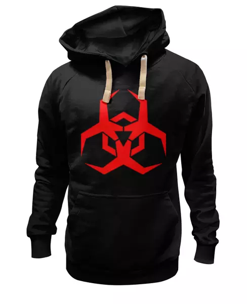Заказать женскую толстовку в Москве. Женская толстовка Biohazard от Jimmy Flash - готовые дизайны и нанесение принтов.