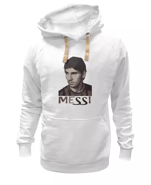 Заказать женскую толстовку в Москве. Женская толстовка messi от Анастасия - готовые дизайны и нанесение принтов.