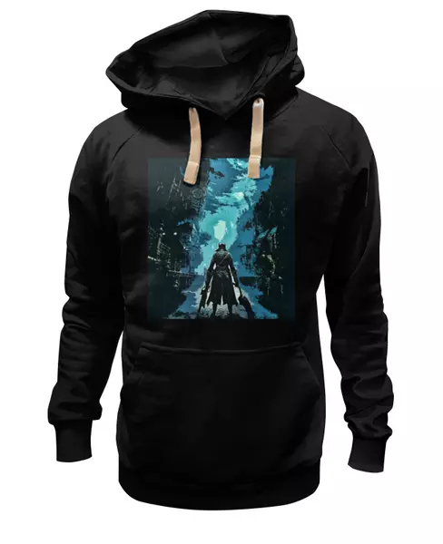 Заказать женскую толстовку в Москве. Женская толстовка Bloodborne от scoopysmith - готовые дизайны и нанесение принтов.