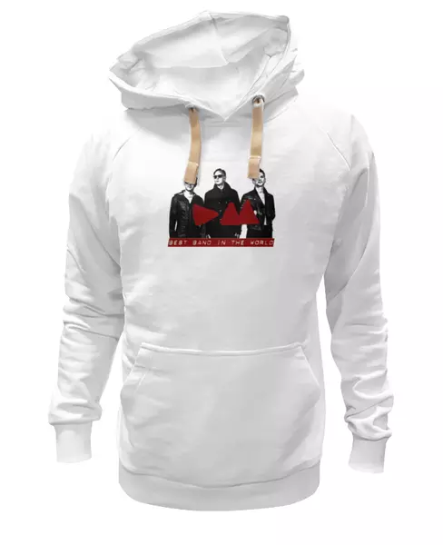 Заказать женскую толстовку в Москве. Женская толстовка Depeche Mode Band от Black Pimpf - готовые дизайны и нанесение принтов.