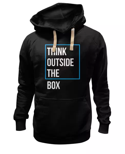 Заказать женскую толстовку в Москве. Женская толстовка Think outside the box от Startech.vc  - готовые дизайны и нанесение принтов.