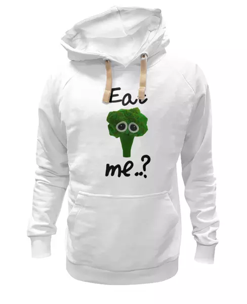 Заказать женскую толстовку в Москве. Женская толстовка Eat me..? от FireFoxa - готовые дизайны и нанесение принтов.