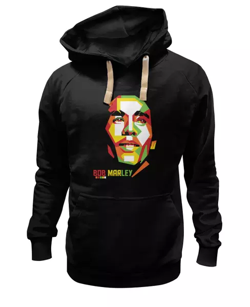 Заказать женскую толстовку в Москве. Женская толстовка Bob Marley от Анастасия - готовые дизайны и нанесение принтов.