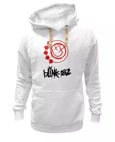 Заказать женскую толстовку в Москве. Женская толстовка blink-182 red logo от slider - готовые дизайны и нанесение принтов.