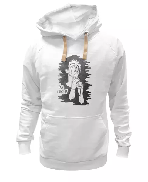 Заказать женскую толстовку в Москве. Женская толстовка Ian Curtis от OEX design - готовые дизайны и нанесение принтов.