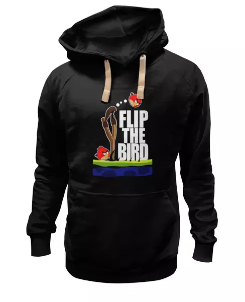 Заказать женскую толстовку в Москве. Женская толстовка Flip The Bird от game-fan - готовые дизайны и нанесение принтов.