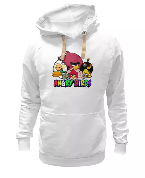Заказать женскую толстовку в Москве. Женская толстовка Angry birds  от ПРИНТЫ ПЕЧАТЬ  - готовые дизайны и нанесение принтов.