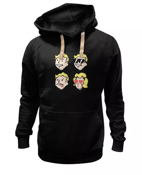 Заказать женскую толстовку в Москве. Женская толстовка Vault Boy (Fallout) от trugift - готовые дизайны и нанесение принтов.