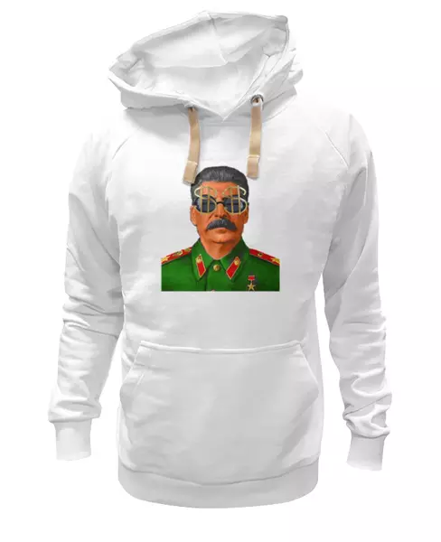 Заказать женскую толстовку в Москве. Женская толстовка Сталин от Vinli.shop  - готовые дизайны и нанесение принтов.