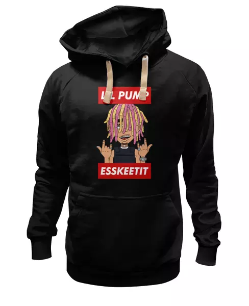 Заказать женскую толстовку в Москве. Женская толстовка Lil Pump от geekbox - готовые дизайны и нанесение принтов.