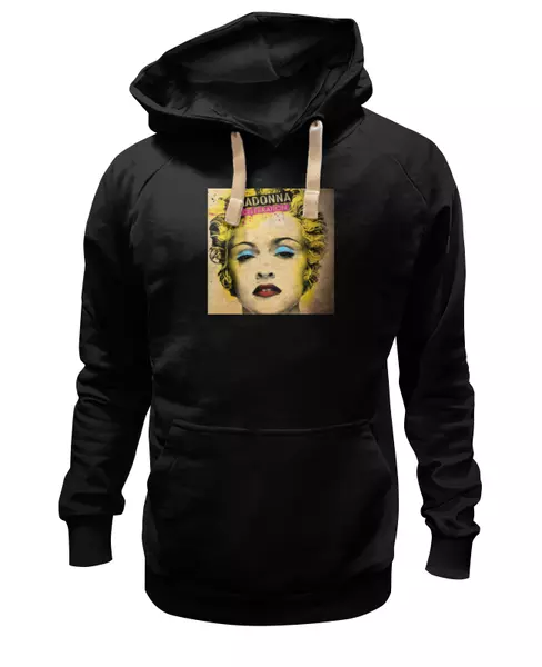 Заказать женскую толстовку в Москве. Женская толстовка Madonna от Leichenwagen - готовые дизайны и нанесение принтов.