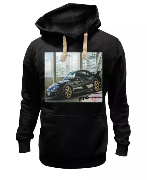 Заказать женскую толстовку в Москве. Женская толстовка Mitsubishi FTO (JDM LOVERS) от TheAndarz  - готовые дизайны и нанесение принтов.
