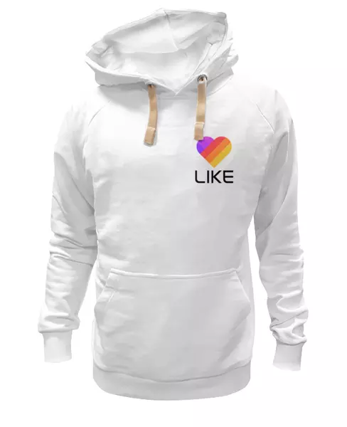 Заказать женскую толстовку в Москве. Женская толстовка Like  от DESIGNER   - готовые дизайны и нанесение принтов.