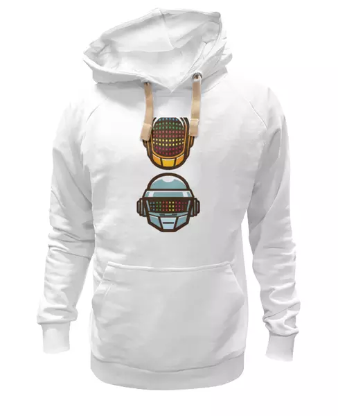 Заказать женскую толстовку в Москве. Женская толстовка Daft Punk от originals - готовые дизайны и нанесение принтов.