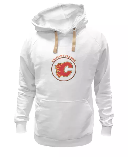 Заказать женскую толстовку в Москве. Женская толстовка Calgary Flames от kspsshop - готовые дизайны и нанесение принтов.
