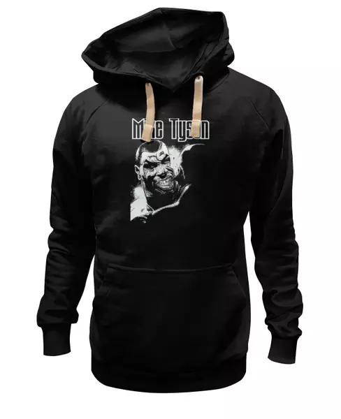 Заказать женскую толстовку в Москве. Женская толстовка Mike Tyson от Сергей Дульнев - готовые дизайны и нанесение принтов.