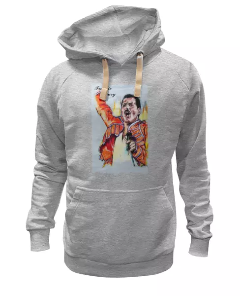 Заказать женскую толстовку в Москве. Женская толстовка Freddie Mercury - Queen от Leichenwagen - готовые дизайны и нанесение принтов.