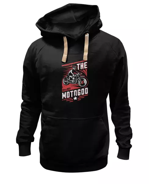 Заказать женскую толстовку в Москве. Женская толстовка The Motogod от direktar94 - готовые дизайны и нанесение принтов.