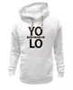 Заказать женскую толстовку в Москве. Женская толстовка YOLO (You Only Live Once) от coolmag - готовые дизайны и нанесение принтов.