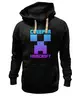 Заказать женскую толстовку в Москве. Женская толстовка MINECRAFT CREEPER от weeert - готовые дизайны и нанесение принтов.