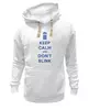 Заказать женскую толстовку в Москве. Женская толстовка Keep Calm and Don't Blink (Tardis) от coolmag - готовые дизайны и нанесение принтов.