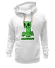 Заказать женскую толстовку в Москве. Женская толстовка Minecraft (Майнкрафт) Creeper (Крипер) от Just kidding - готовые дизайны и нанесение принтов.