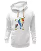 Заказать женскую толстовку в Москве. Женская толстовка Dab Unicorn  от DESIGNER   - готовые дизайны и нанесение принтов.