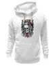 Заказать женскую толстовку в Москве. Женская толстовка Skull Art от Leichenwagen - готовые дизайны и нанесение принтов.