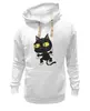 Заказать женскую толстовку в Москве. Женская толстовка Черный Кот от originals - готовые дизайны и нанесение принтов.