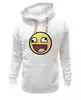 Заказать женскую толстовку в Москве. Женская толстовка Awesome smile от YellowCloverShop - готовые дизайны и нанесение принтов.