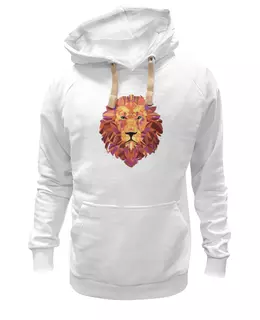 Заказать женскую толстовку в Москве. Женская толстовка Лев (Lion) от trugift - готовые дизайны и нанесение принтов.