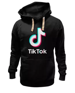 Заказать женскую толстовку в Москве. Женская толстовка TikTok  от DESIGNER   - готовые дизайны и нанесение принтов.