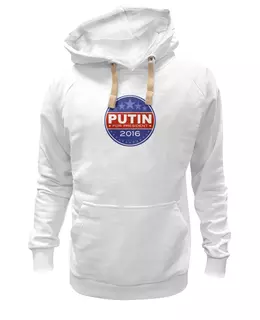 Заказать женскую толстовку в Москве. Женская толстовка Путина в президенты Америки (2016) от coolmag - готовые дизайны и нанесение принтов.
