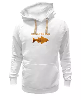 Заказать женскую толстовку в Москве. Женская толстовка Gone fishing  от ПРИНТЫ ПЕЧАТЬ  - готовые дизайны и нанесение принтов.