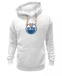 Заказать женскую толстовку в Москве. Женская толстовка Edmonton Oilers / NHL Canada от KinoArt - готовые дизайны и нанесение принтов.