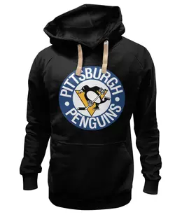 Заказать женскую толстовку в Москве. Женская толстовка Pittsburgh Penguins от Евгения Железкина - готовые дизайны и нанесение принтов.