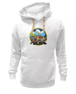Заказать женскую толстовку в Москве. Женская толстовка Смурфы (Smurfs) от trugift - готовые дизайны и нанесение принтов.