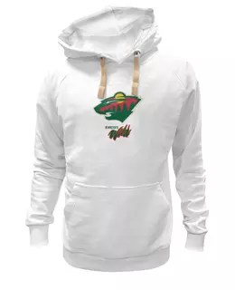 Заказать женскую толстовку в Москве. Женская толстовка Minnesota Wild / NHL USA от KinoArt - готовые дизайны и нанесение принтов.