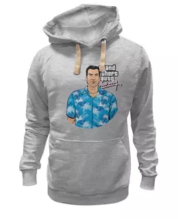 Заказать женскую толстовку в Москве. Женская толстовка Vice City GTA  от BURNSHIRTS - готовые дизайны и нанесение принтов.