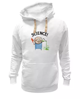 Заказать женскую толстовку в Москве. Женская толстовка Science! Ботан от cherdantcev - готовые дизайны и нанесение принтов.