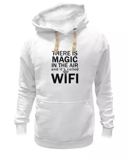 Заказать женскую толстовку в Москве. Женская толстовка WIFI magic (1) от Ксения Золотухина - готовые дизайны и нанесение принтов.