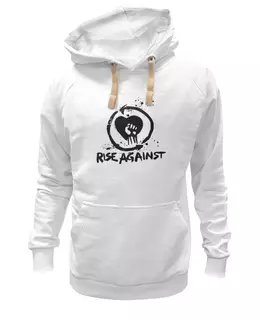 Заказать женскую толстовку в Москве. Женская толстовка Rise Against от BURNSHIRTS - готовые дизайны и нанесение принтов.