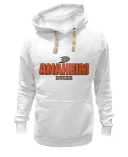 Заказать женскую толстовку в Москве. Женская толстовка Anaheim Ducks от kspsshop - готовые дизайны и нанесение принтов.