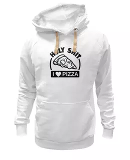 Заказать женскую толстовку в Москве. Женская толстовка Люблю Пиццу (Pizza) от originals - готовые дизайны и нанесение принтов.