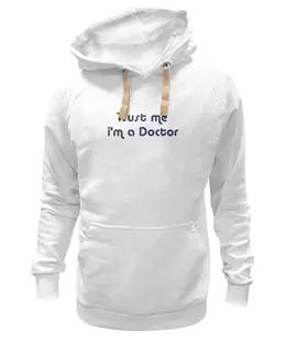 Заказать женскую толстовку в Москве. Женская толстовка Trust me i'm a doctor (Doctor Who) от coolmag - готовые дизайны и нанесение принтов.