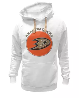 Заказать женскую толстовку в Москве. Женская толстовка Anaheim Ducks от kspsshop - готовые дизайны и нанесение принтов.